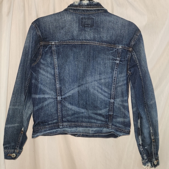 American Eagle Jean Jacket Size Xs - Picture 4 of 9